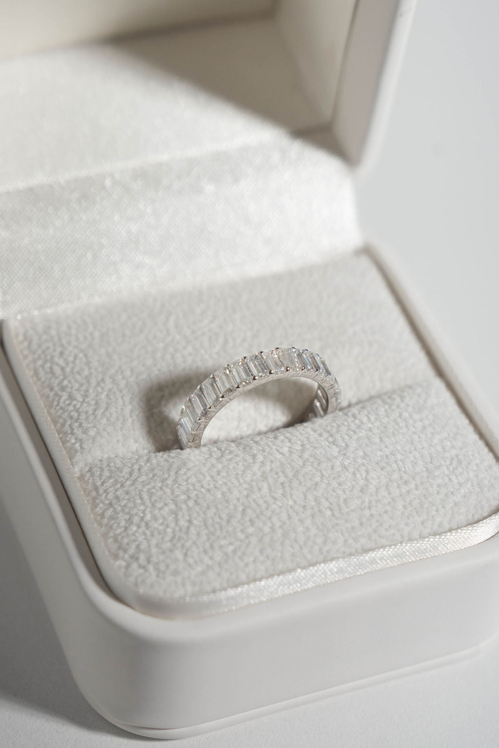 0.37 CT Round Full Eternity Lab Grown Diamond Wedding Band