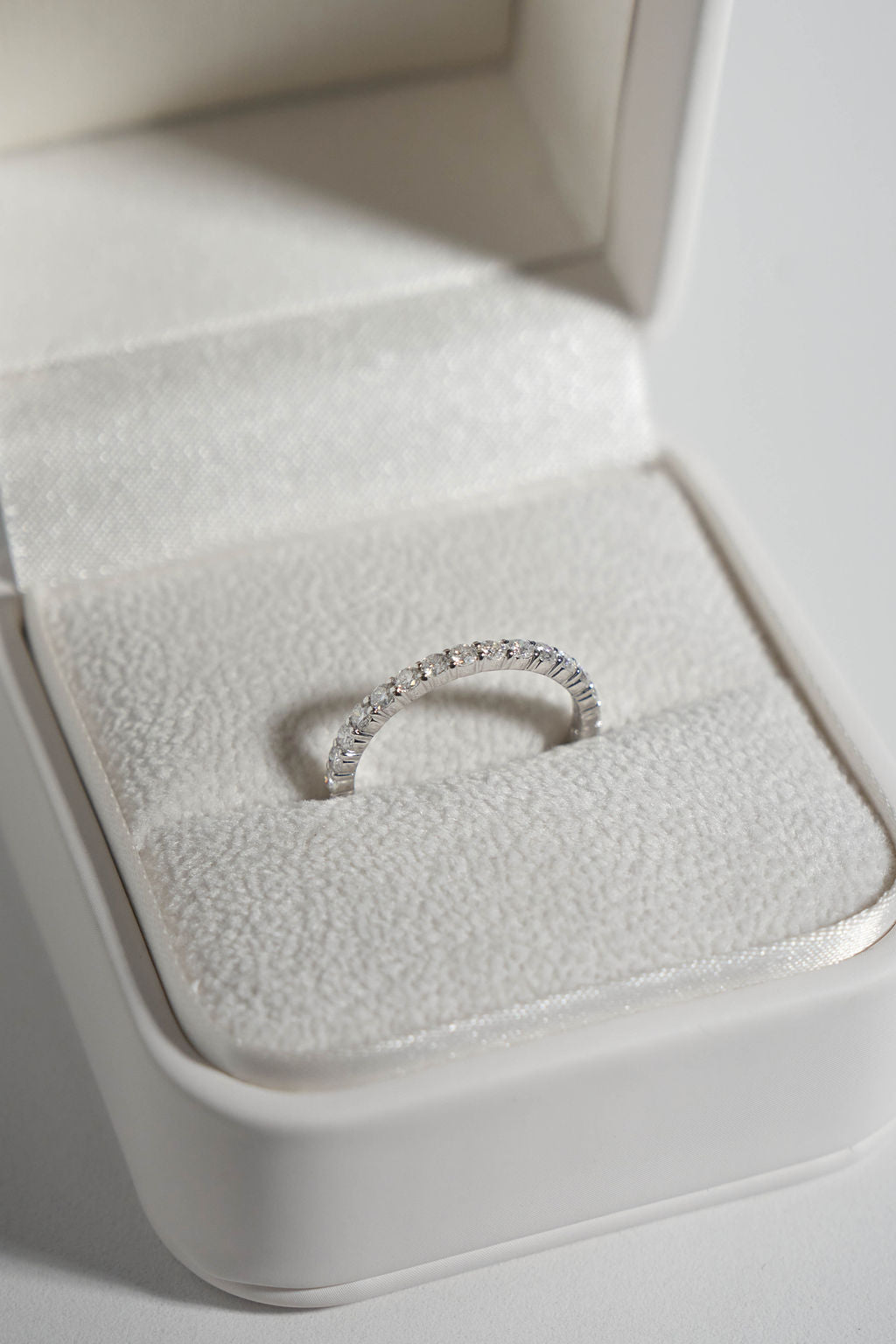 0.37 CT Round Full Eternity Lab Grown Diamond Wedding Band