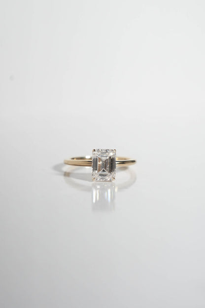 2 CT Round Three Stones Lab Grown Diamond Engagement Ring