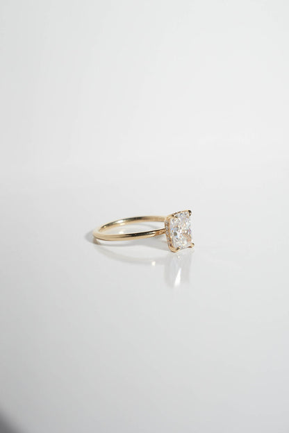 2 CT Round Three Stones Lab Grown Diamond Engagement Ring