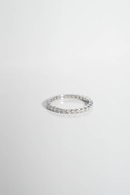 0.37 CT Round Full Eternity Lab Grown Diamond Wedding Band