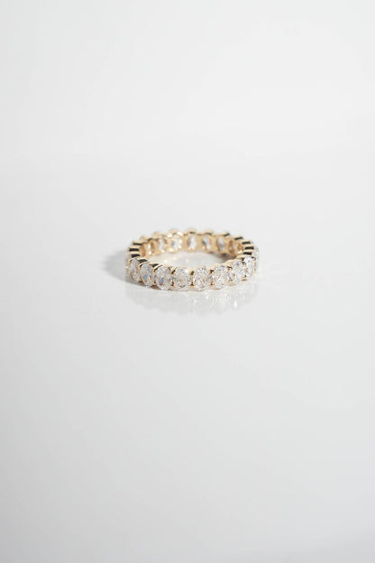 0.37 CT Round Full Eternity Lab Grown Diamond Wedding Band