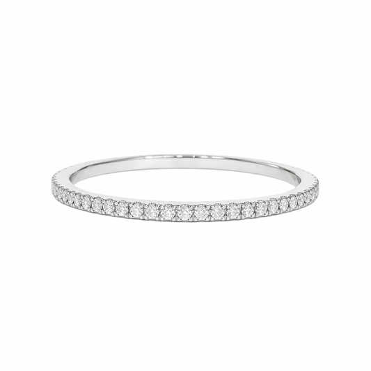 0.37 CT Round Full Eternity Lab Grown Diamond Wedding Band