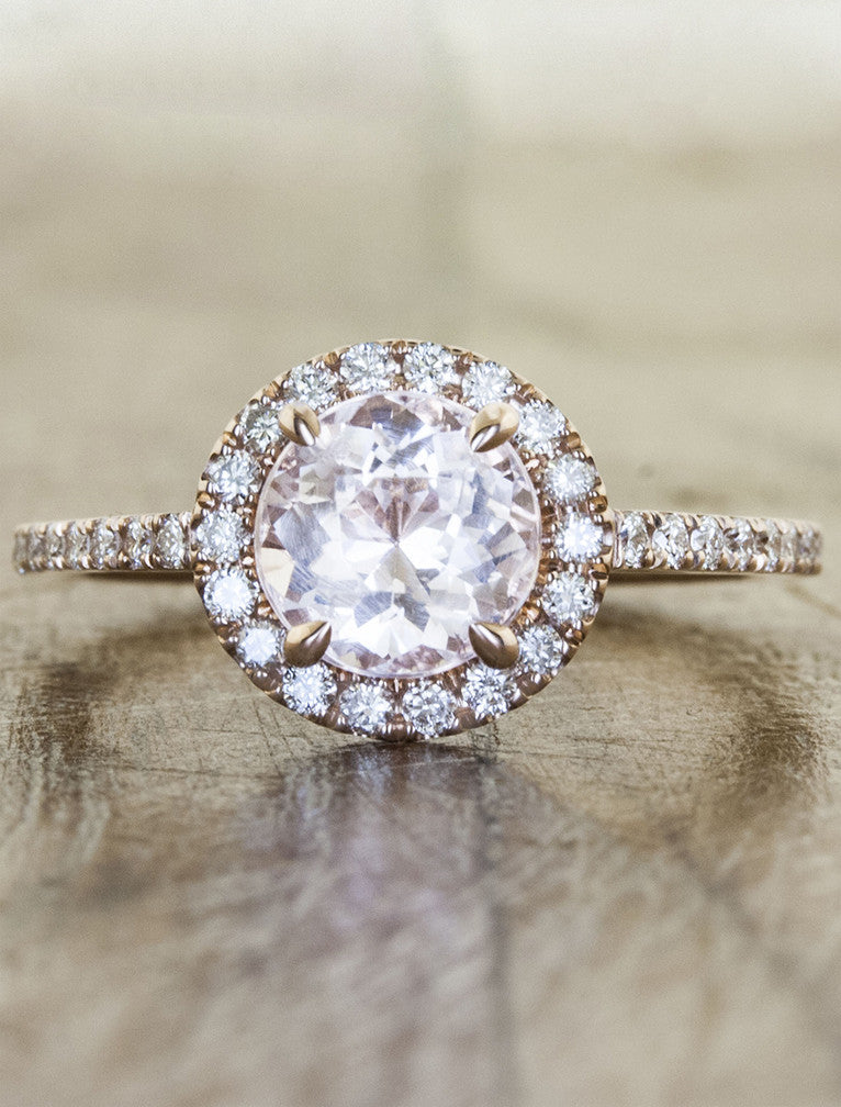 2 CT Round Three Stones Lab Grown Diamond Engagement Ring