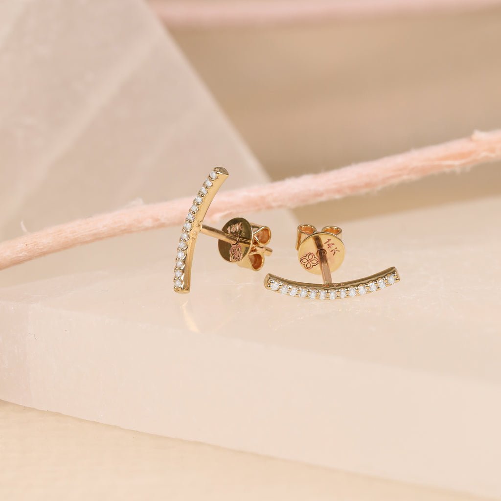 1.0 CT Round Bezel Solitaire Lab Grown Diamond Earrings