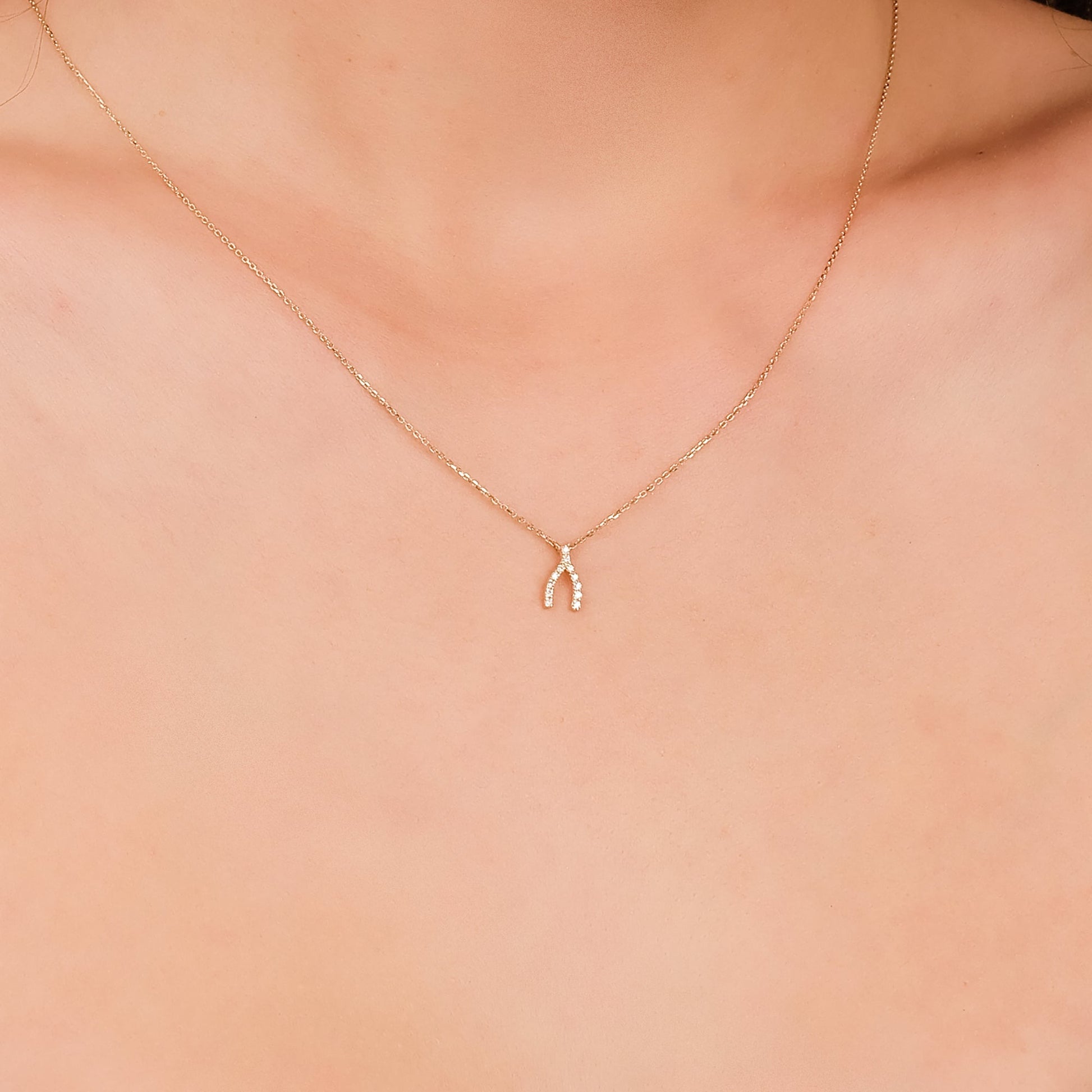 1.0 CT Round Bezel Solitaire Lab Grown Diamond Necklace