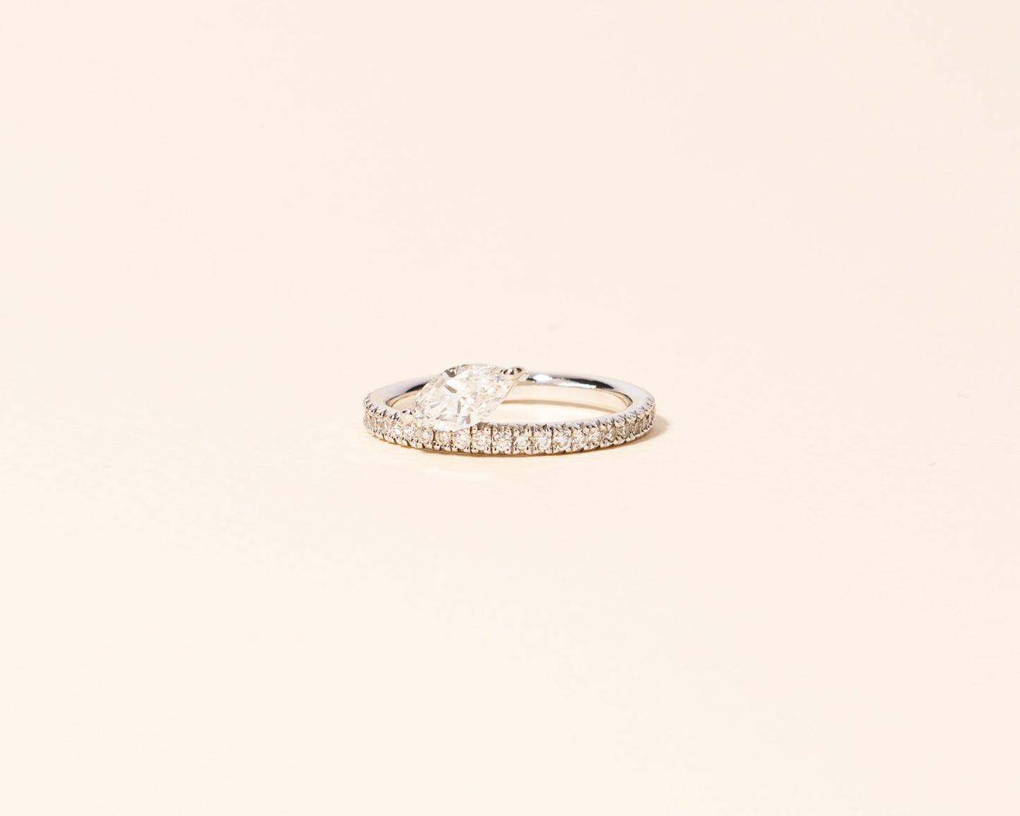 2 CT Round Three Stones Lab Grown Diamond Engagement Ring