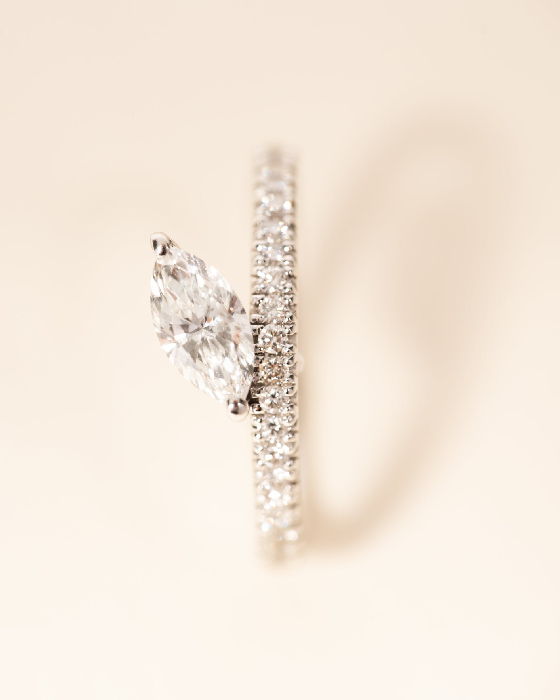 2 CT Round Three Stones Lab Grown Diamond Engagement Ring