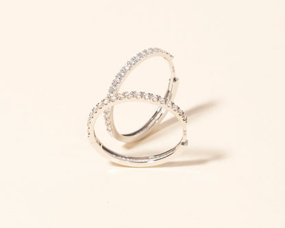 1.0 CT Round Bezel Solitaire Lab Grown Diamond Earrings