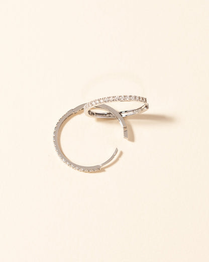 1.0 CT Round Bezel Solitaire Lab Grown Diamond Earrings