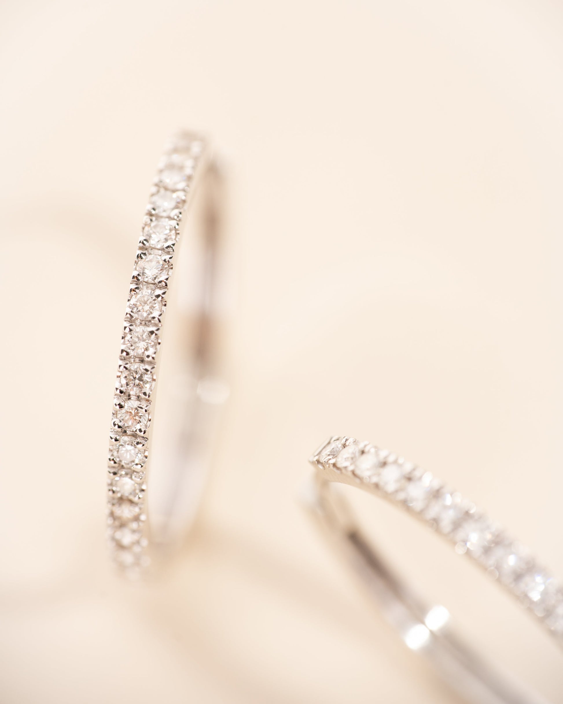 1.0 CT Round Bezel Solitaire Lab Grown Diamond Earrings