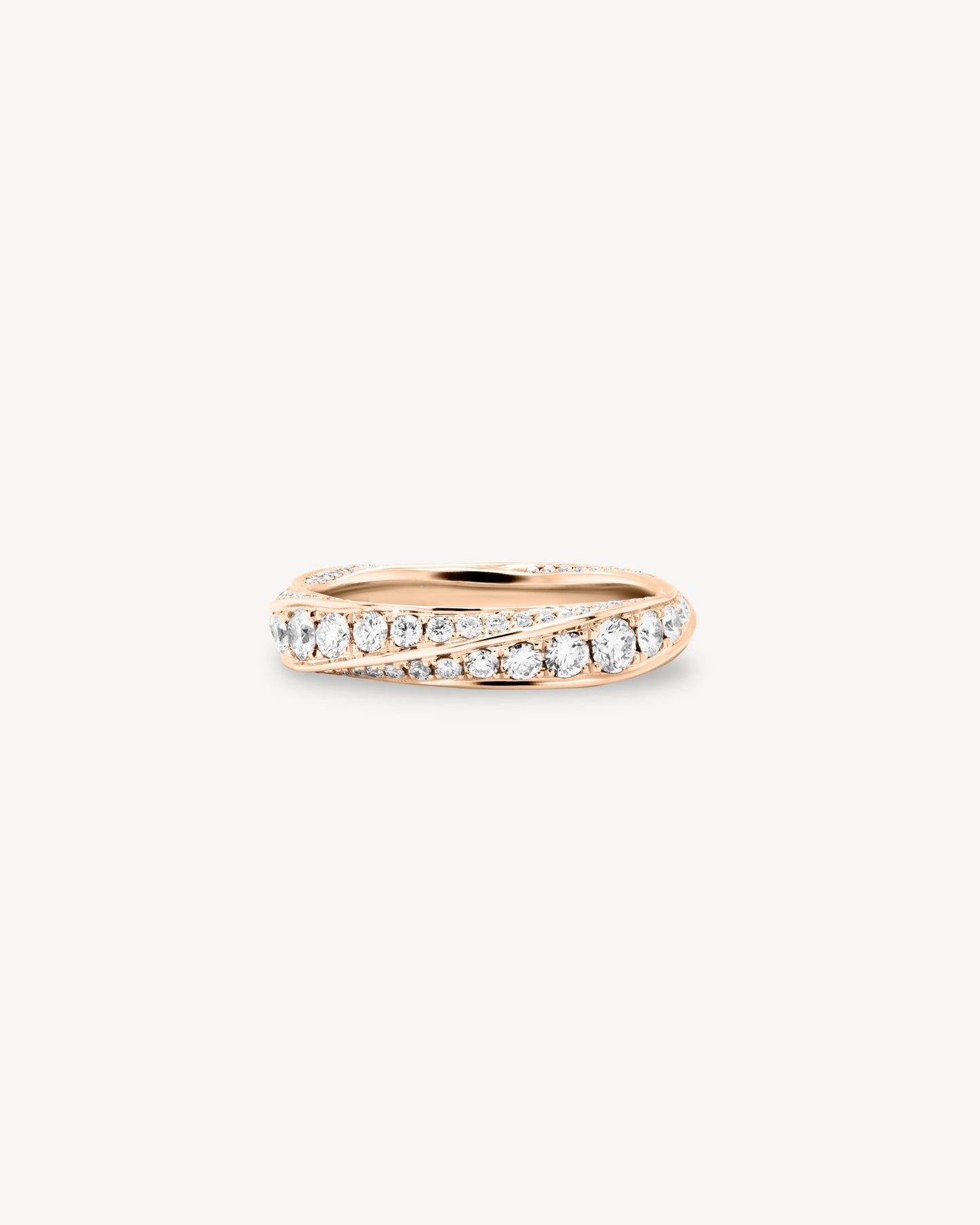 0.37 CT Round Full Eternity Lab Grown Diamond Wedding Band