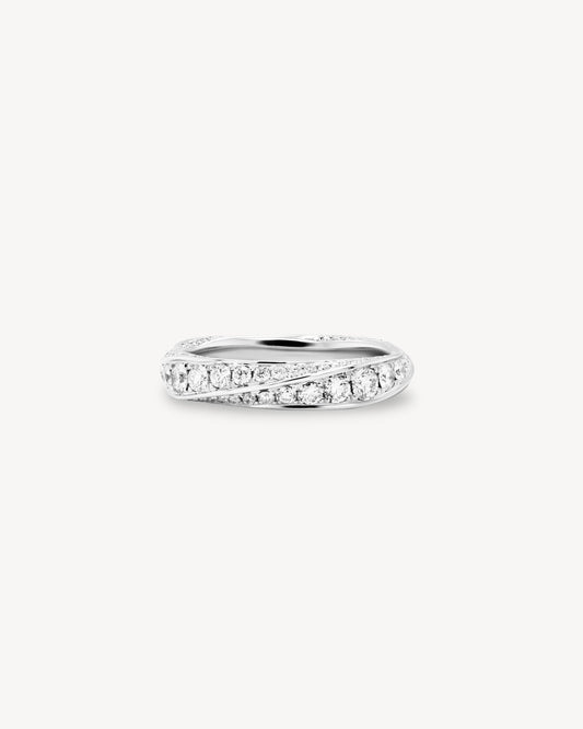 0.37 CT Round Full Eternity Lab Grown Diamond Wedding Band