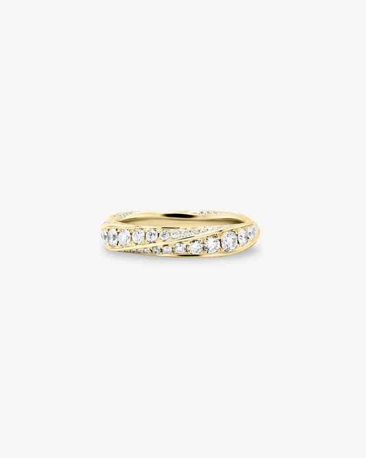 0.37 CT Round Full Eternity Lab Grown Diamond Wedding Band