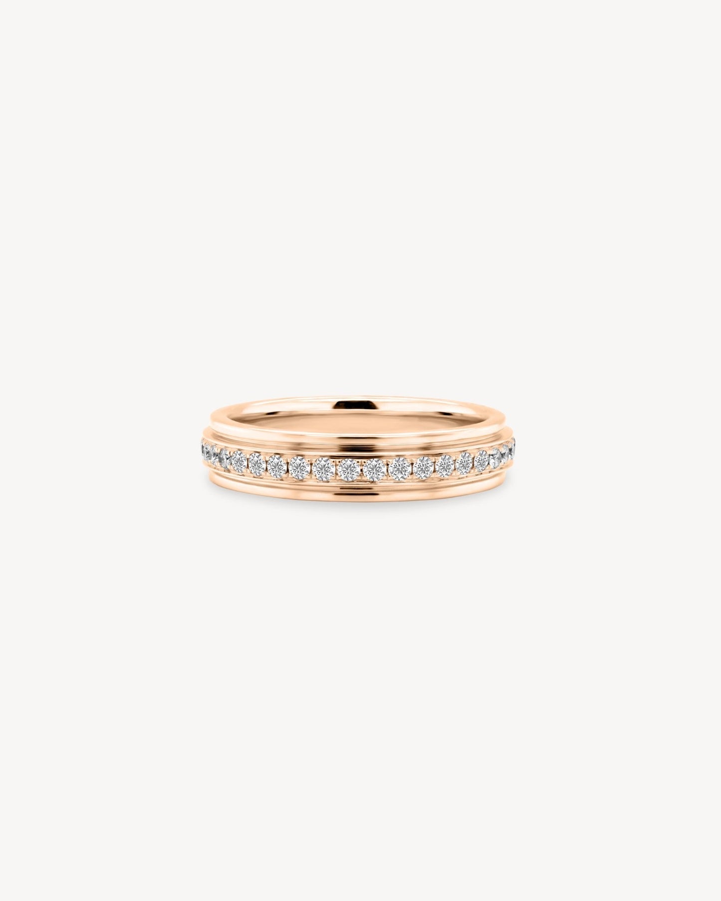 0.37 CT Round Full Eternity Lab Grown Diamond Wedding Band