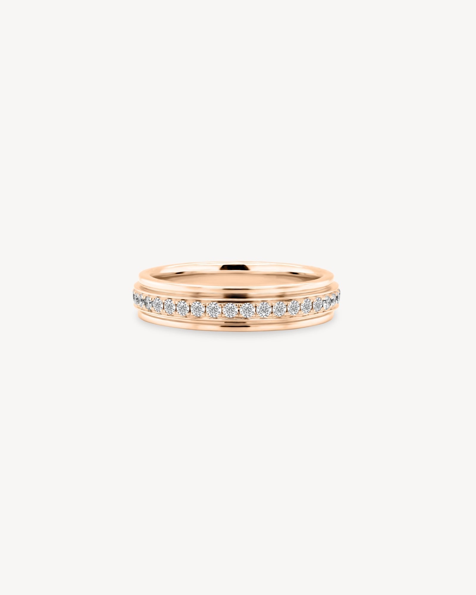 0.37 CT Round Full Eternity Lab Grown Diamond Wedding Band