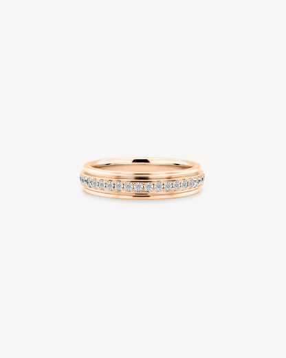 0.37 CT Round Full Eternity Lab Grown Diamond Wedding Band