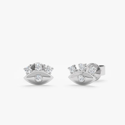 1.0 CT Round Bezel Solitaire Lab Grown Diamond Earrings