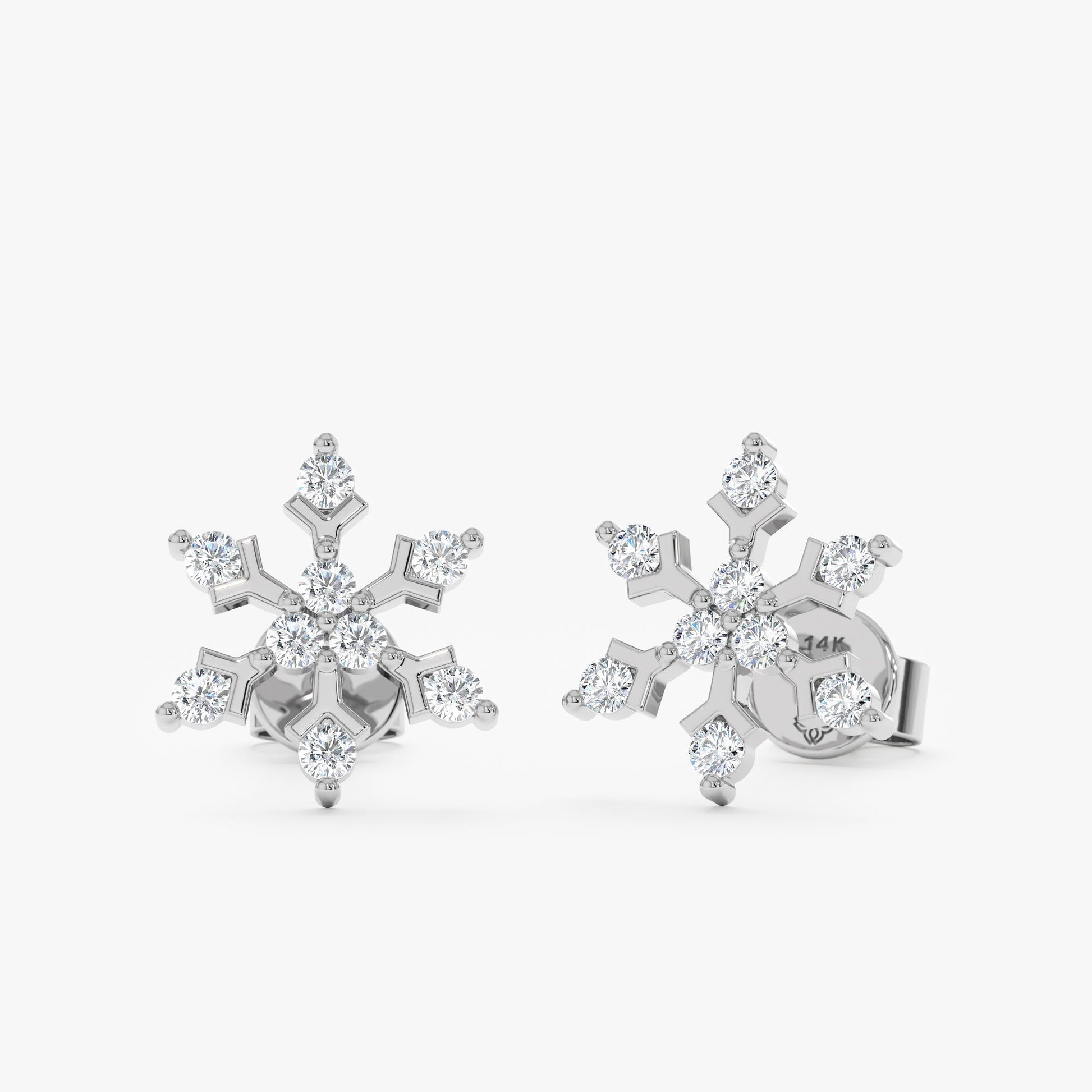 1.0 CT Round Bezel Solitaire Lab Grown Diamond Earrings