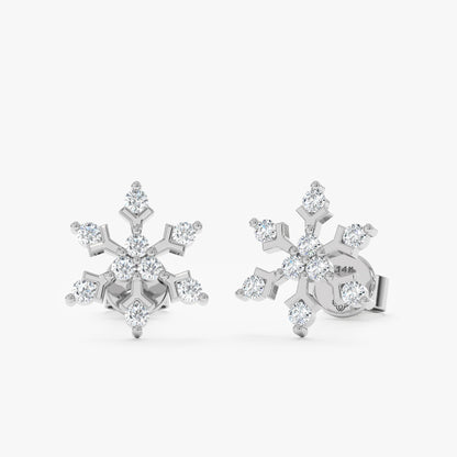 1.0 CT Round Bezel Solitaire Lab Grown Diamond Earrings