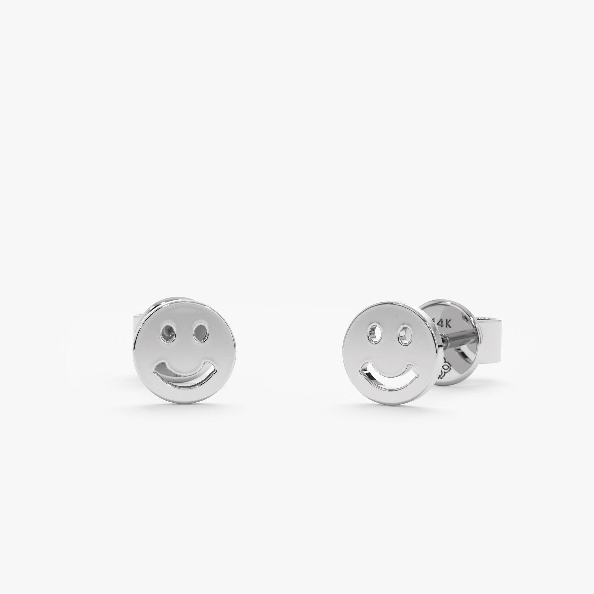 1.0 CT Round Bezel Solitaire Lab Grown Diamond Earrings