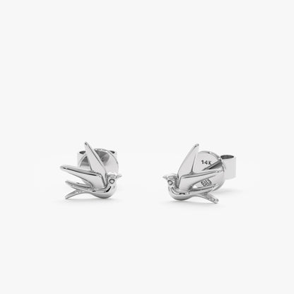 1.0 CT Round Bezel Solitaire Lab Grown Diamond Earrings