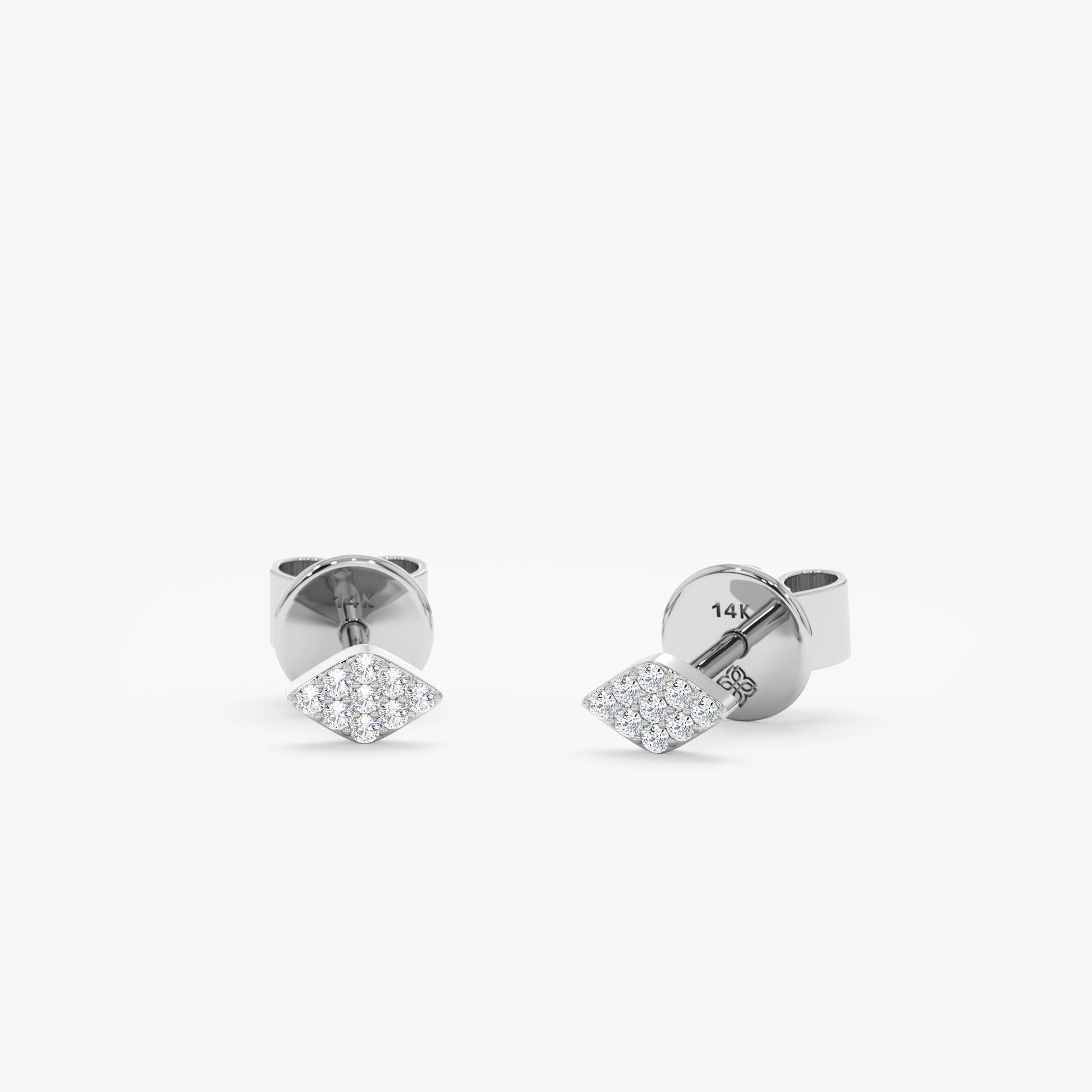 1.0 CT Round Bezel Solitaire Lab Grown Diamond Earrings