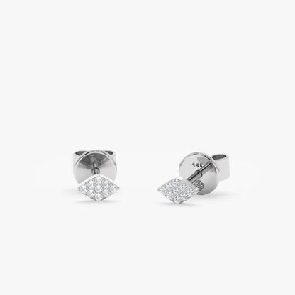 1.0 CT Round Bezel Solitaire Lab Grown Diamond Earrings