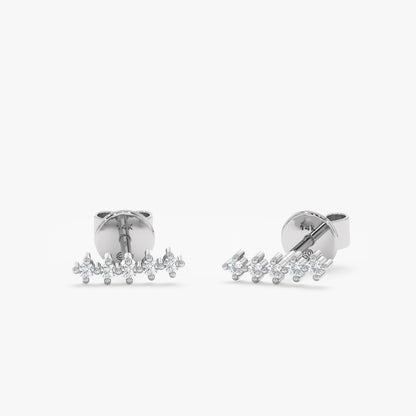 1.0 CT Round Bezel Solitaire Lab Grown Diamond Earrings