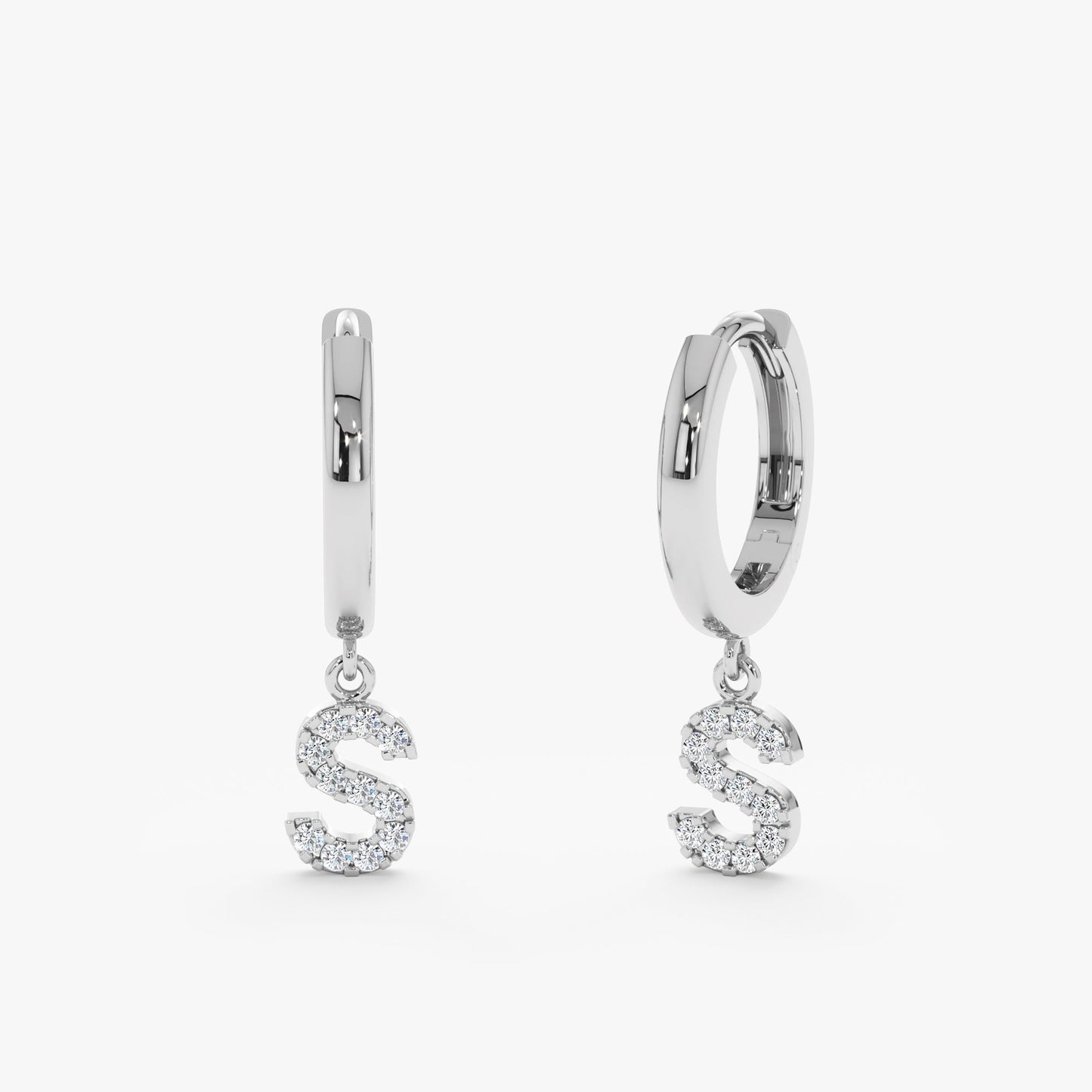 1.0 CT Round Bezel Solitaire Lab Grown Diamond Earrings