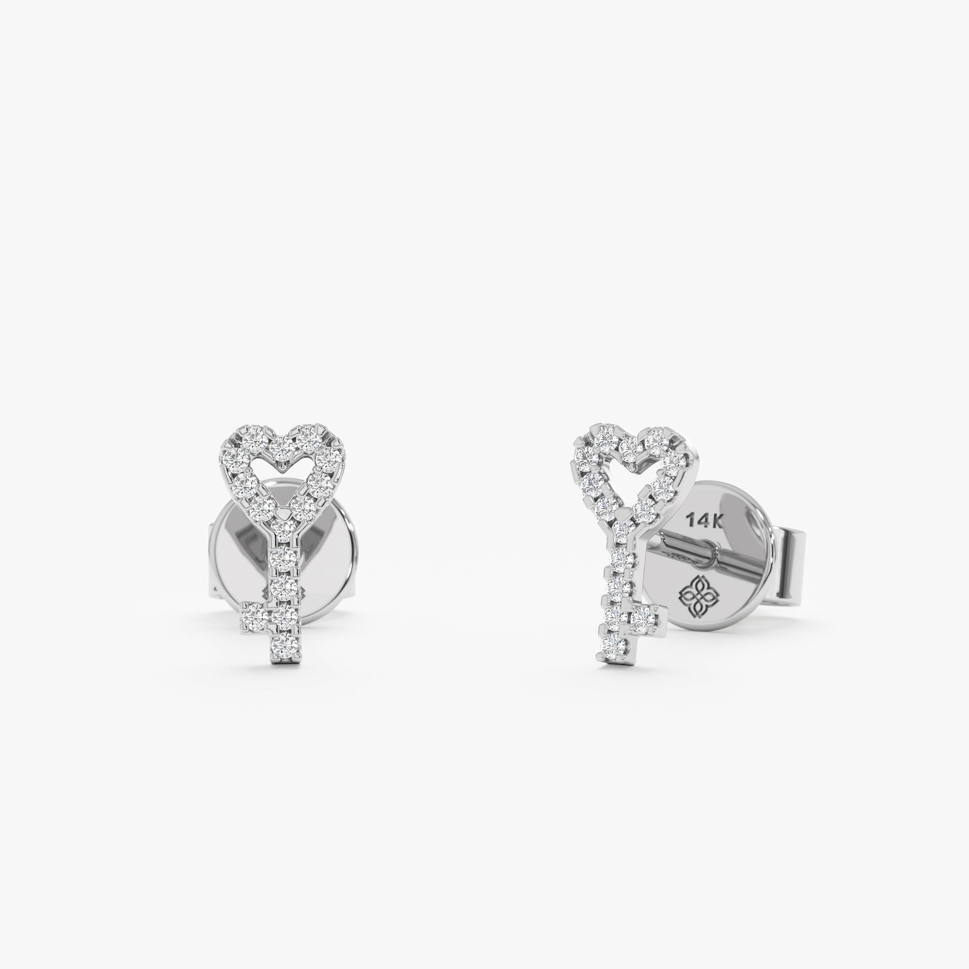 1.0 CT Round Bezel Solitaire Lab Grown Diamond Earrings