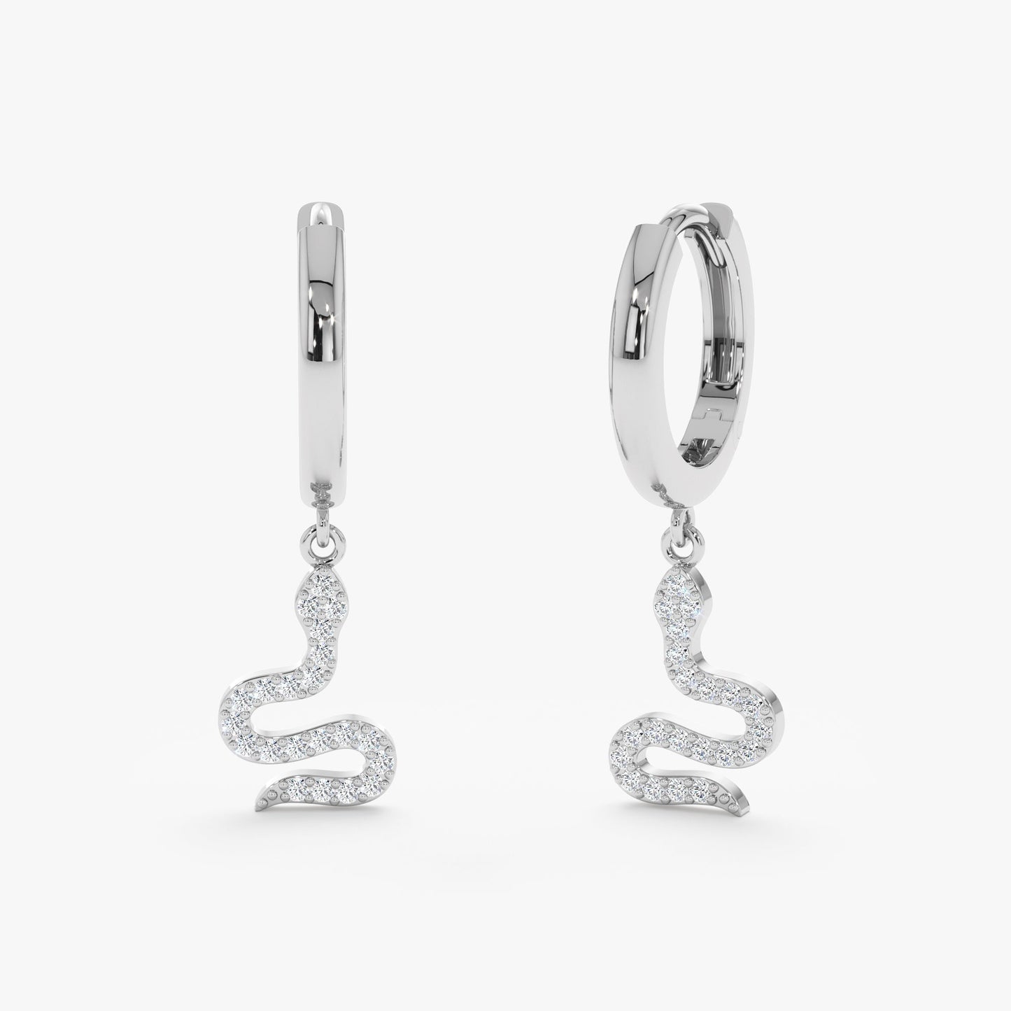 1.0 CT Round Bezel Solitaire Lab Grown Diamond Earrings