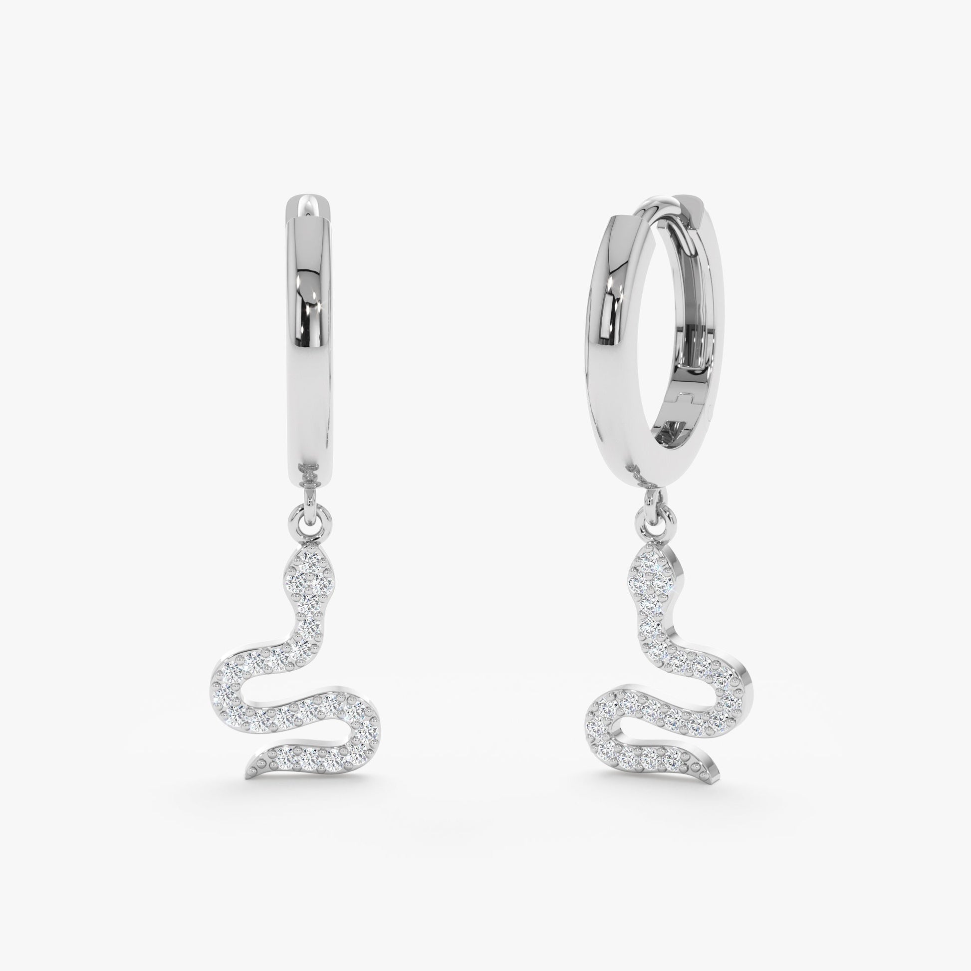 1.0 CT Round Bezel Solitaire Lab Grown Diamond Earrings