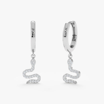 1.0 CT Round Bezel Solitaire Lab Grown Diamond Earrings