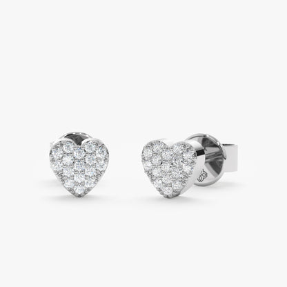 1.0 CT Round Bezel Solitaire Lab Grown Diamond Earrings