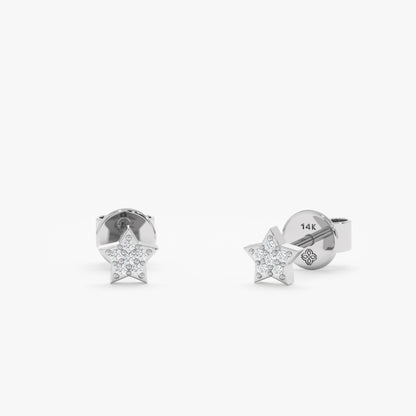 1.0 CT Round Bezel Solitaire Lab Grown Diamond Earrings