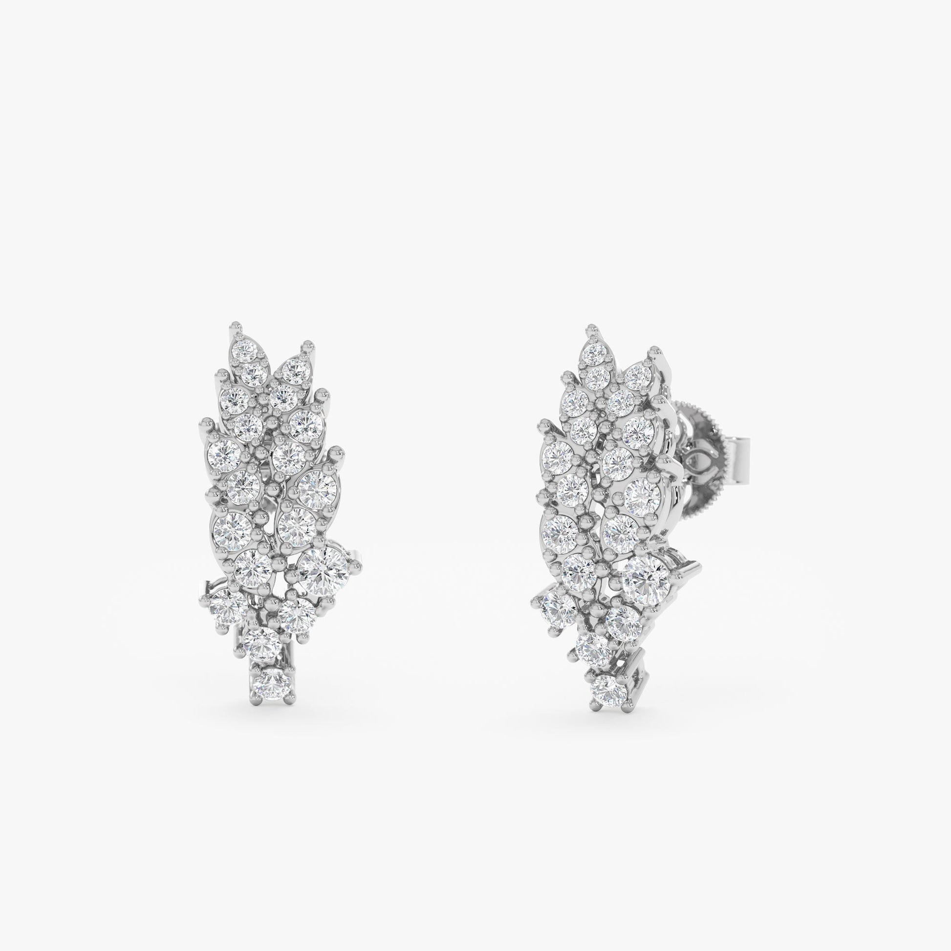 1.0 CT Round Bezel Solitaire Lab Grown Diamond Earrings