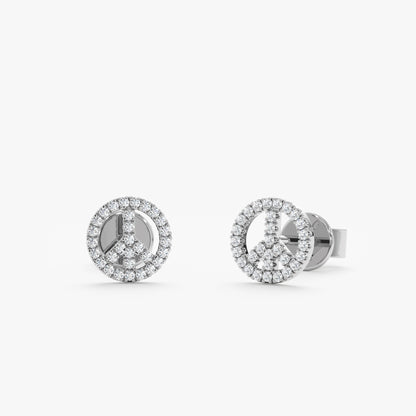 1.0 CT Round Bezel Solitaire Lab Grown Diamond Earrings