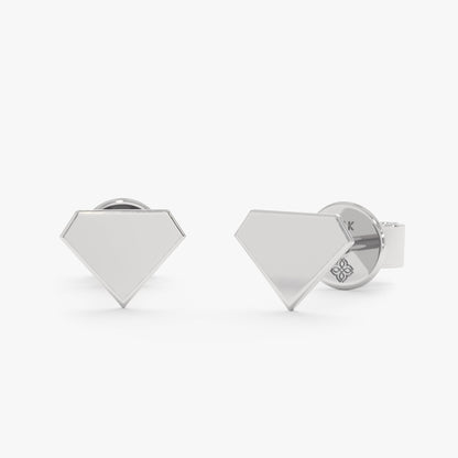 1.0 CT Round Bezel Solitaire Lab Grown Diamond Earrings