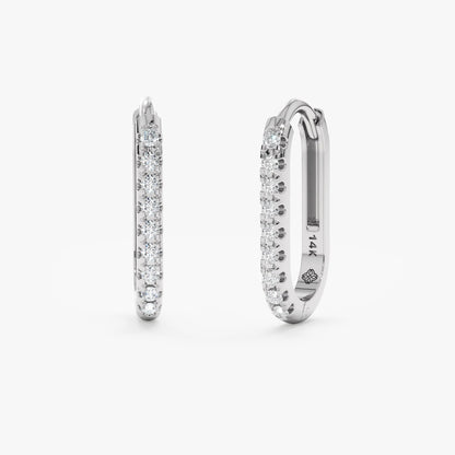 1.0 CT Round Bezel Solitaire Lab Grown Diamond Earrings