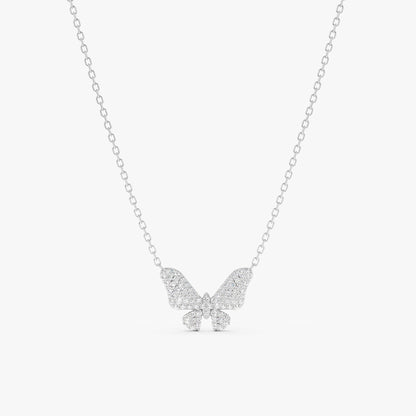 1.0 CT Round Bezel Solitaire Lab Grown Diamond Necklace