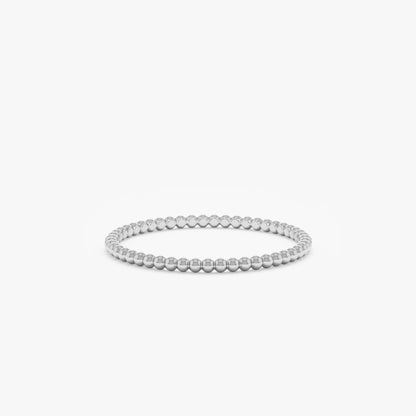 0.37 CT Round Full Eternity Lab Grown Diamond Wedding Band
