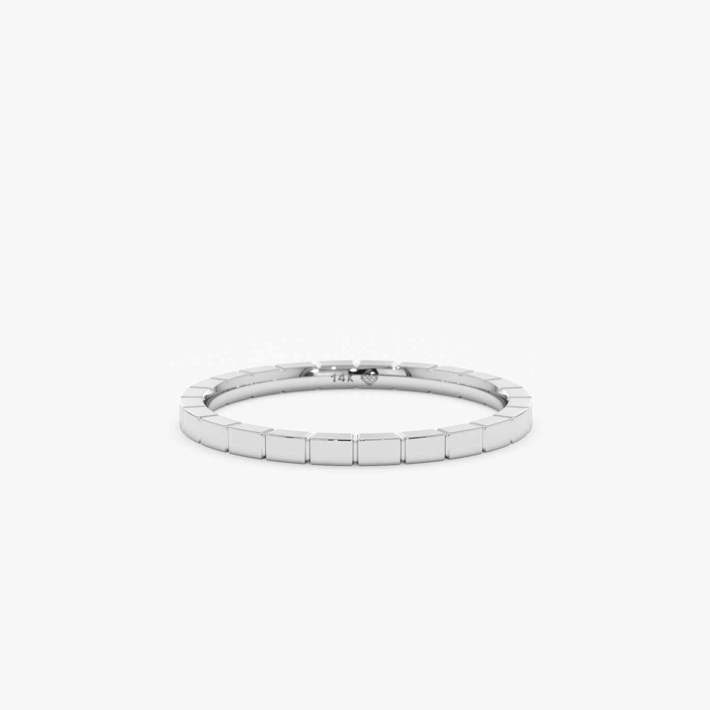 0.37 CT Round Full Eternity Lab Grown Diamond Wedding Band