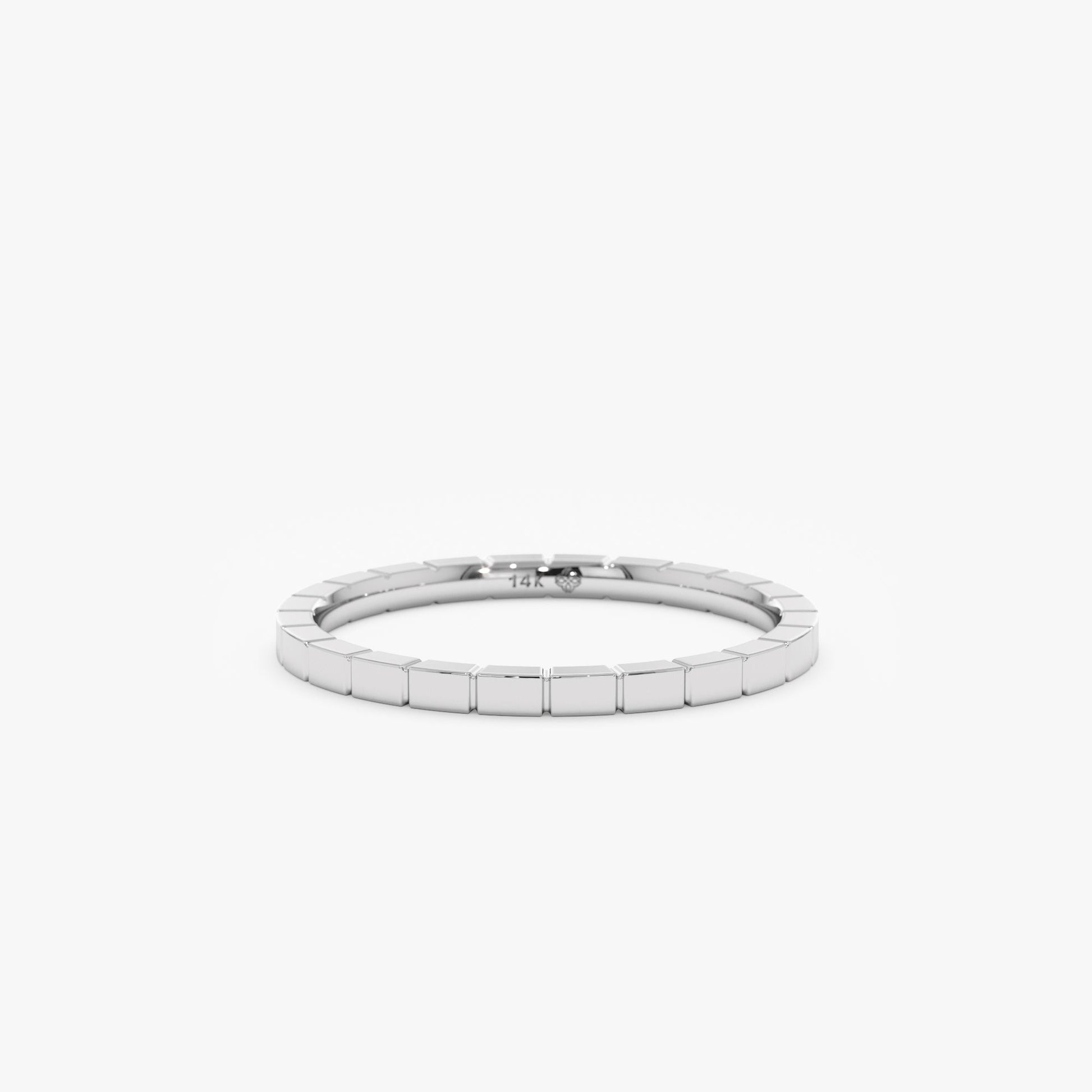 0.37 CT Round Full Eternity Lab Grown Diamond Wedding Band