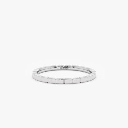 0.37 CT Round Full Eternity Lab Grown Diamond Wedding Band