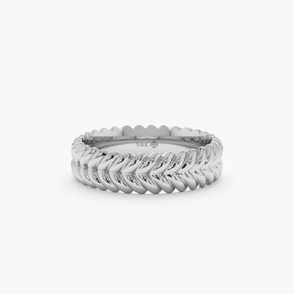 0.37 CT Round Full Eternity Lab Grown Diamond Wedding Band