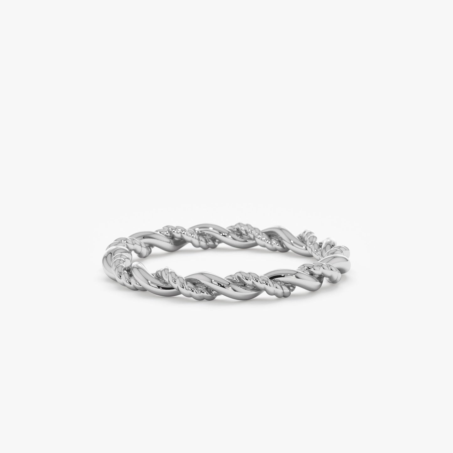 0.37 CT Round Full Eternity Lab Grown Diamond Wedding Band