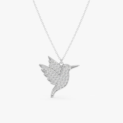 1.0 CT Round Bezel Solitaire Lab Grown Diamond Necklace