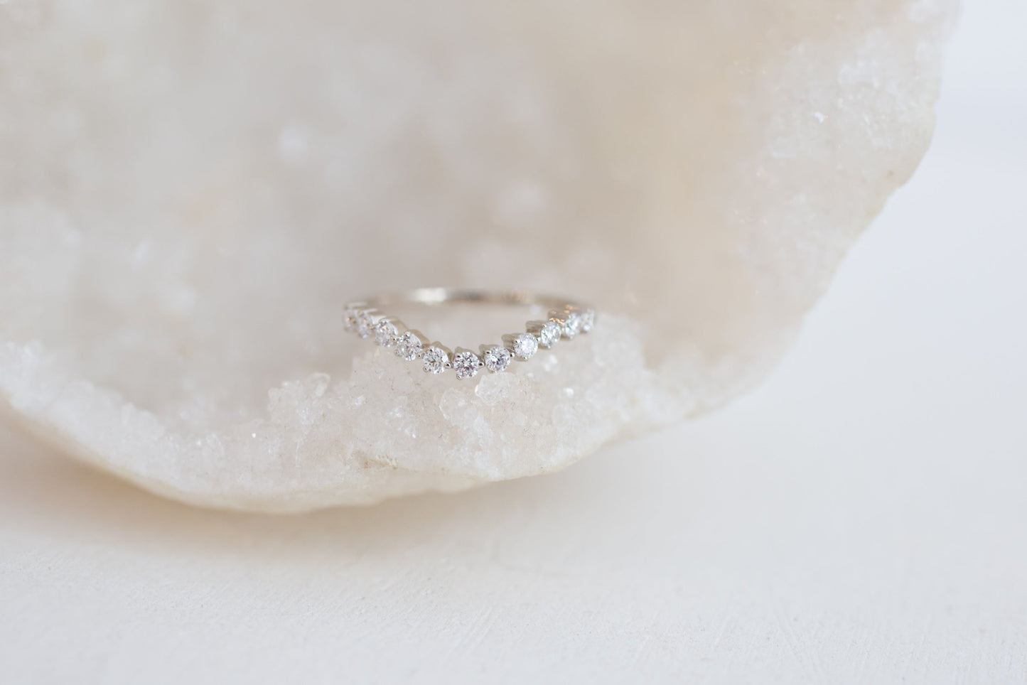 0.37 CT Round Full Eternity Lab Grown Diamond Wedding Band