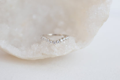 0.37 CT Round Full Eternity Lab Grown Diamond Wedding Band